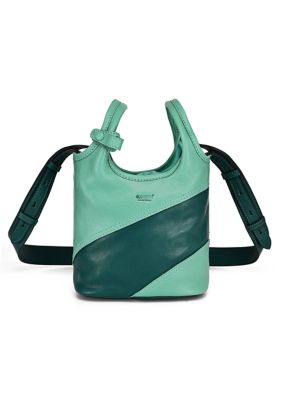 Old Trend Laurel Small Convertible Everyday Leather Tote, Mint
