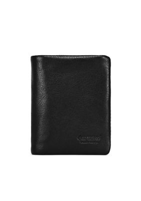 Old Trend Women's Clover Slim Leather Trifold RFID Wallet, Black