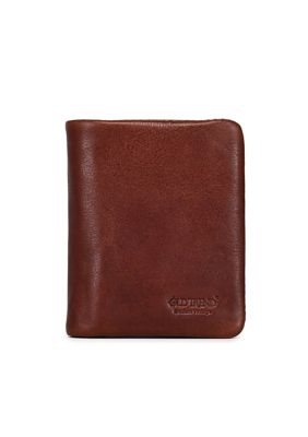 Old Trend Women's Clover Slim Leather Trifold RFID Wallet, Brown
