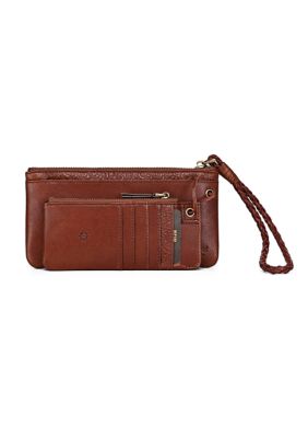 Old Trend Women's Marigold Modular Leather RFID Zip Wallet