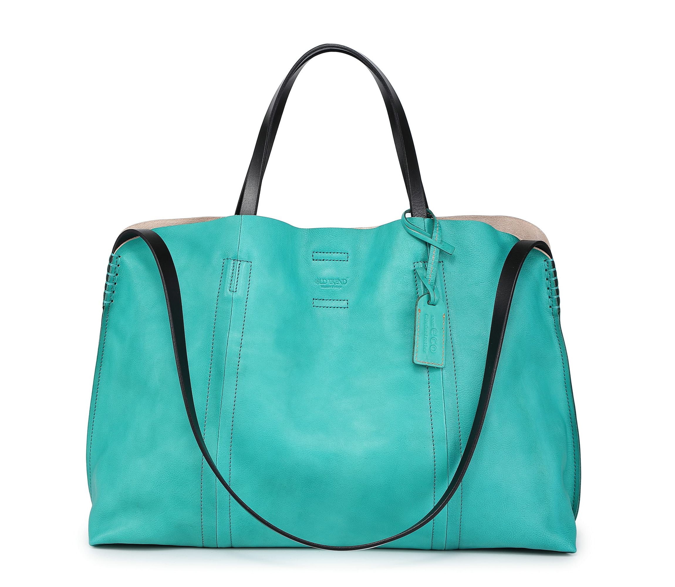 Forest Island Leather Tote