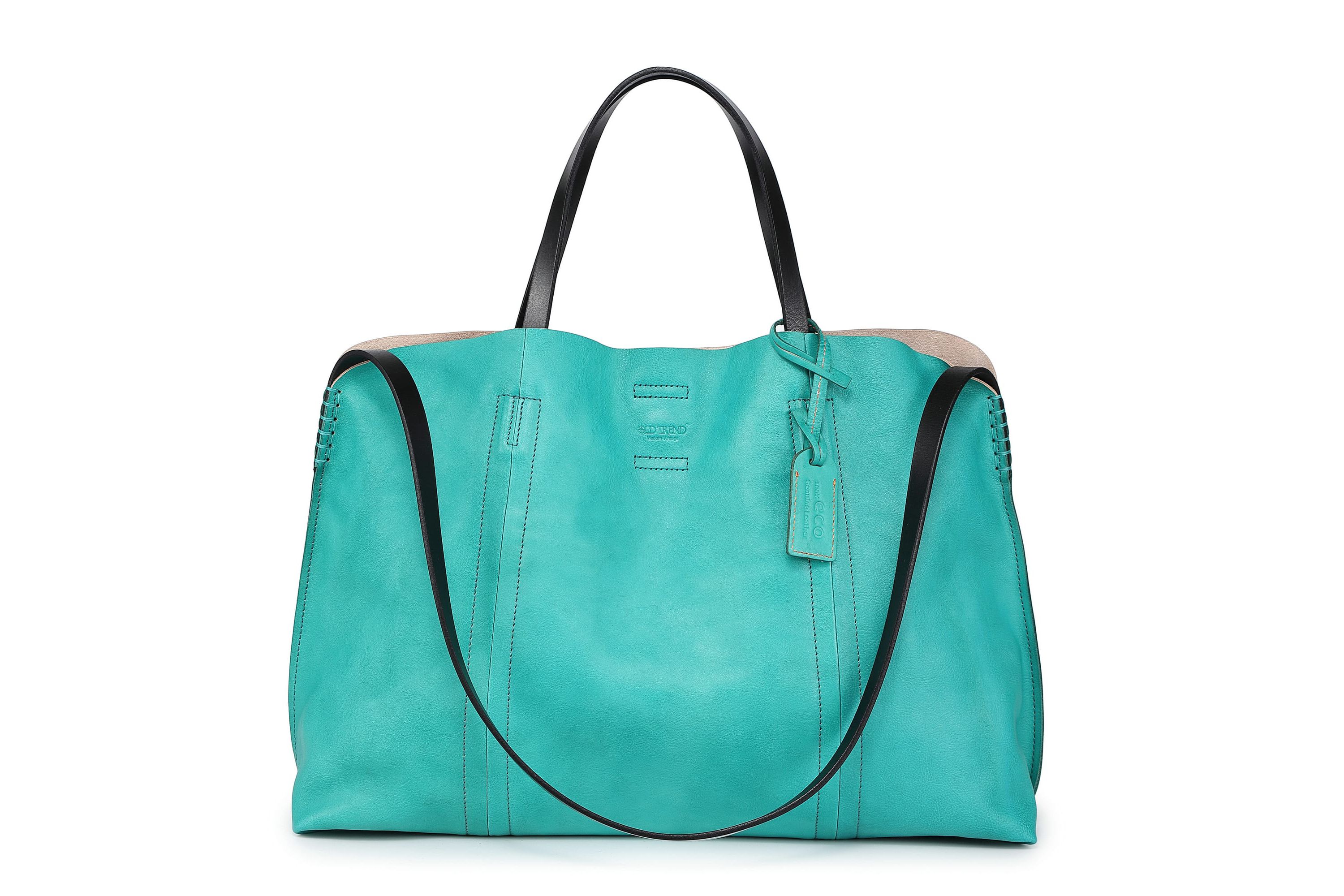 Forest Island Leather Tote