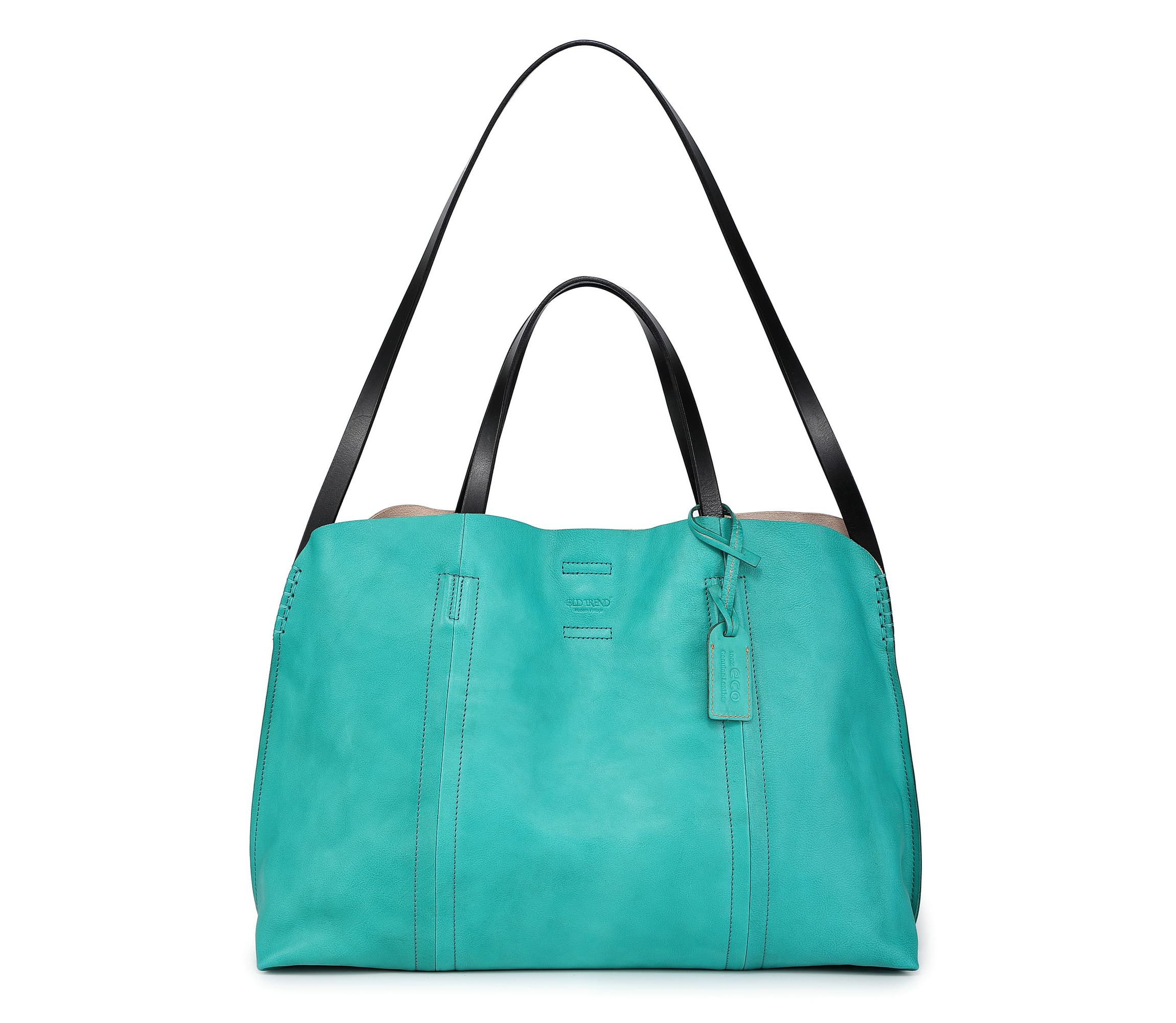 Forest Island Leather Tote