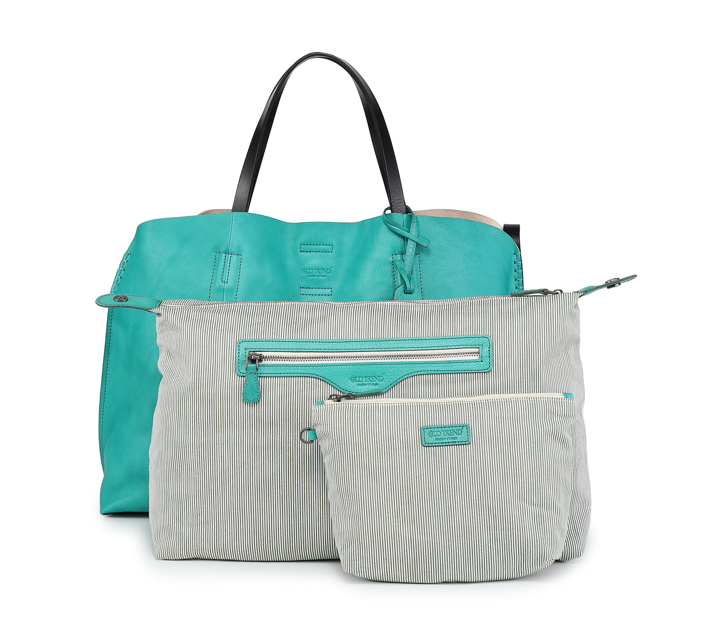 Forest Island Leather Tote