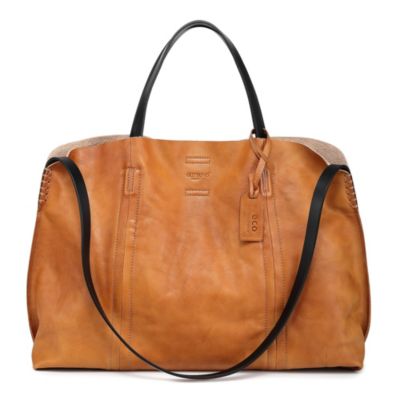 Old Trend Forest Island Leather Tote -  2601778OT13008CHESTNUT