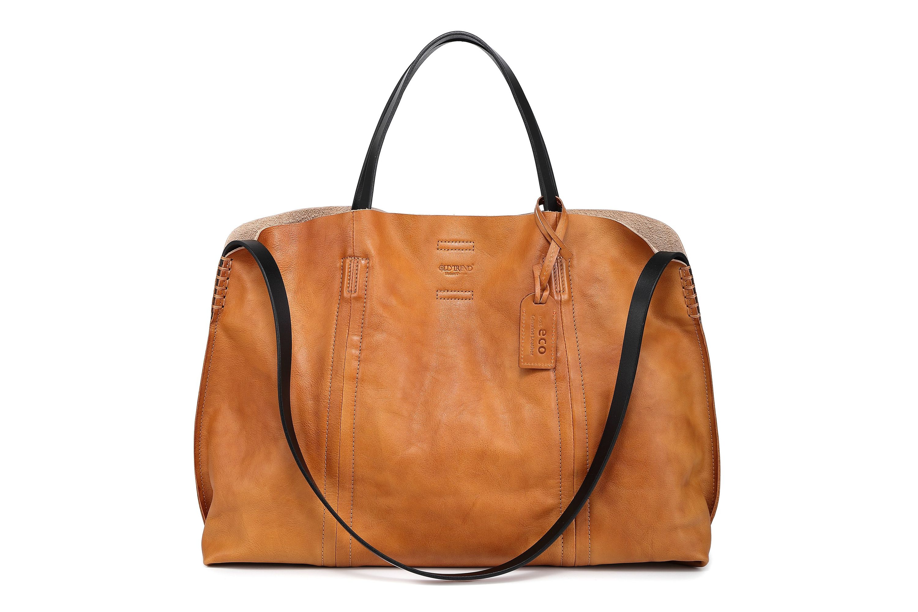 Forest Island Leather Tote