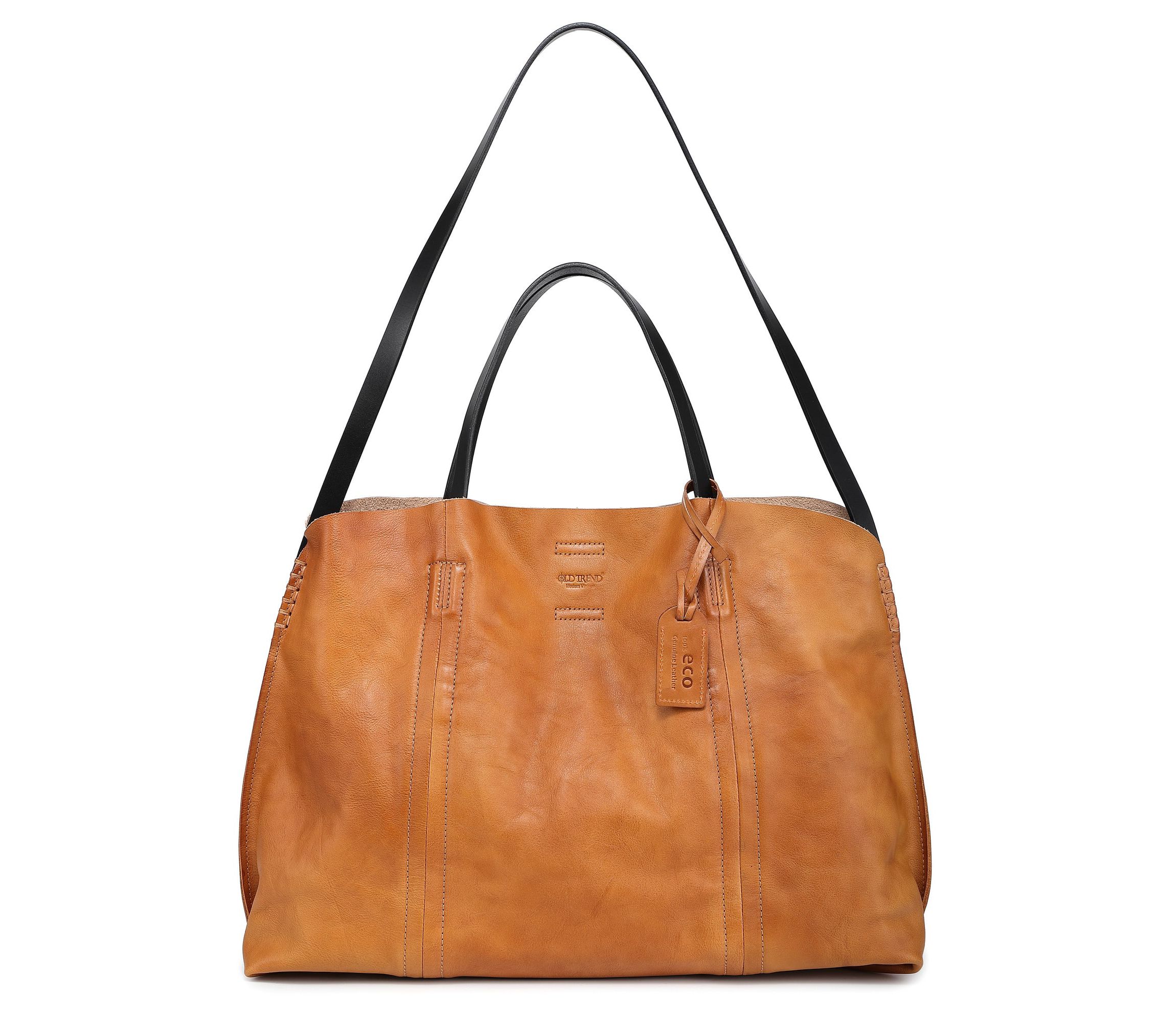 Forest Island Leather Tote