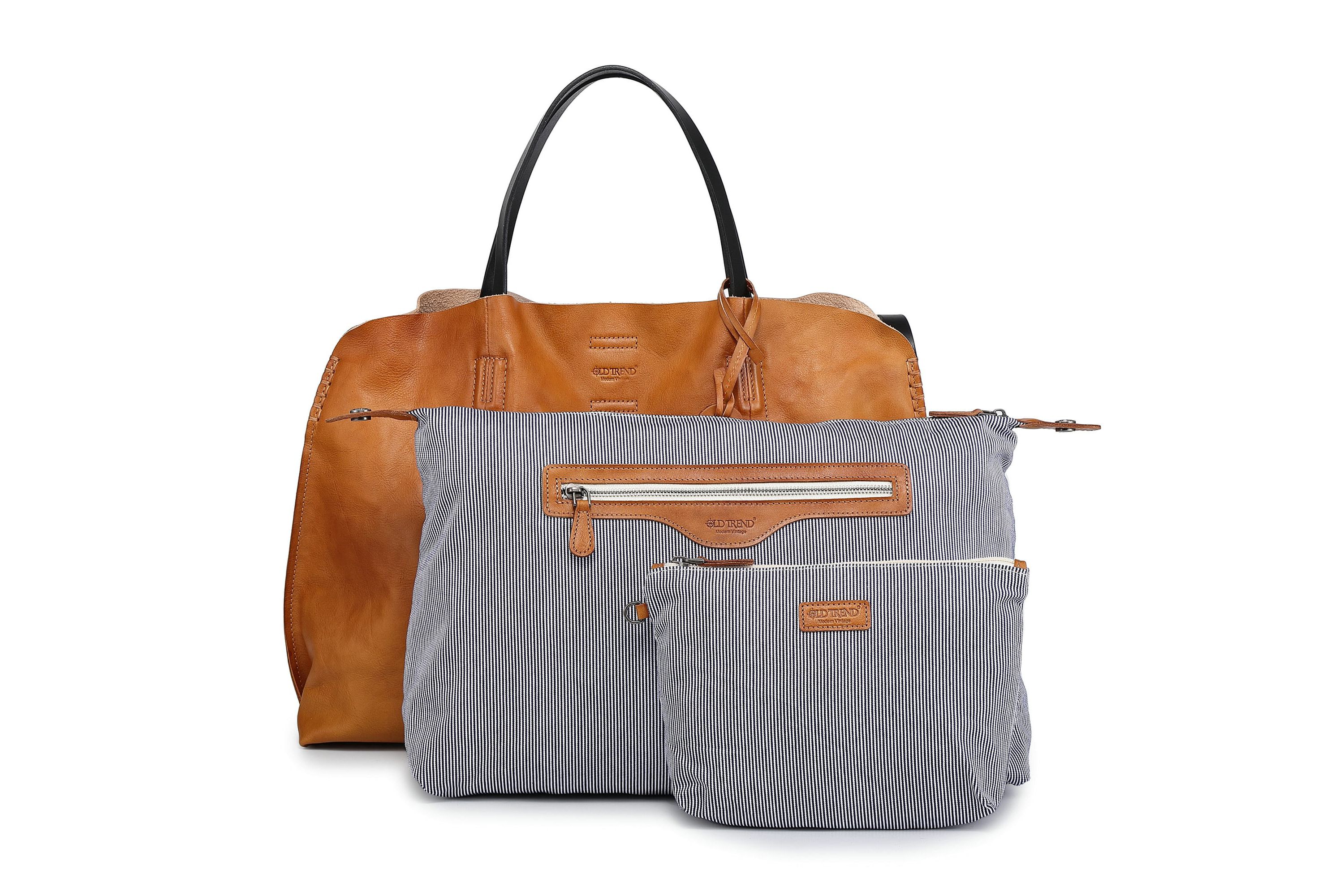 Forest Island Leather Tote