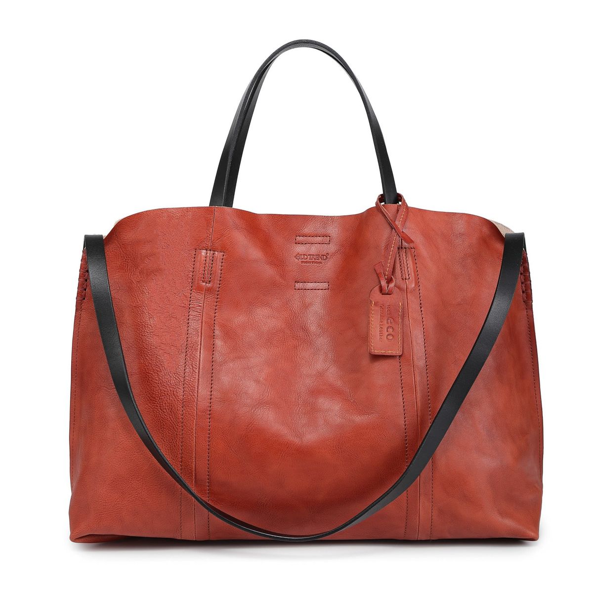 Forest Island Leather Tote
