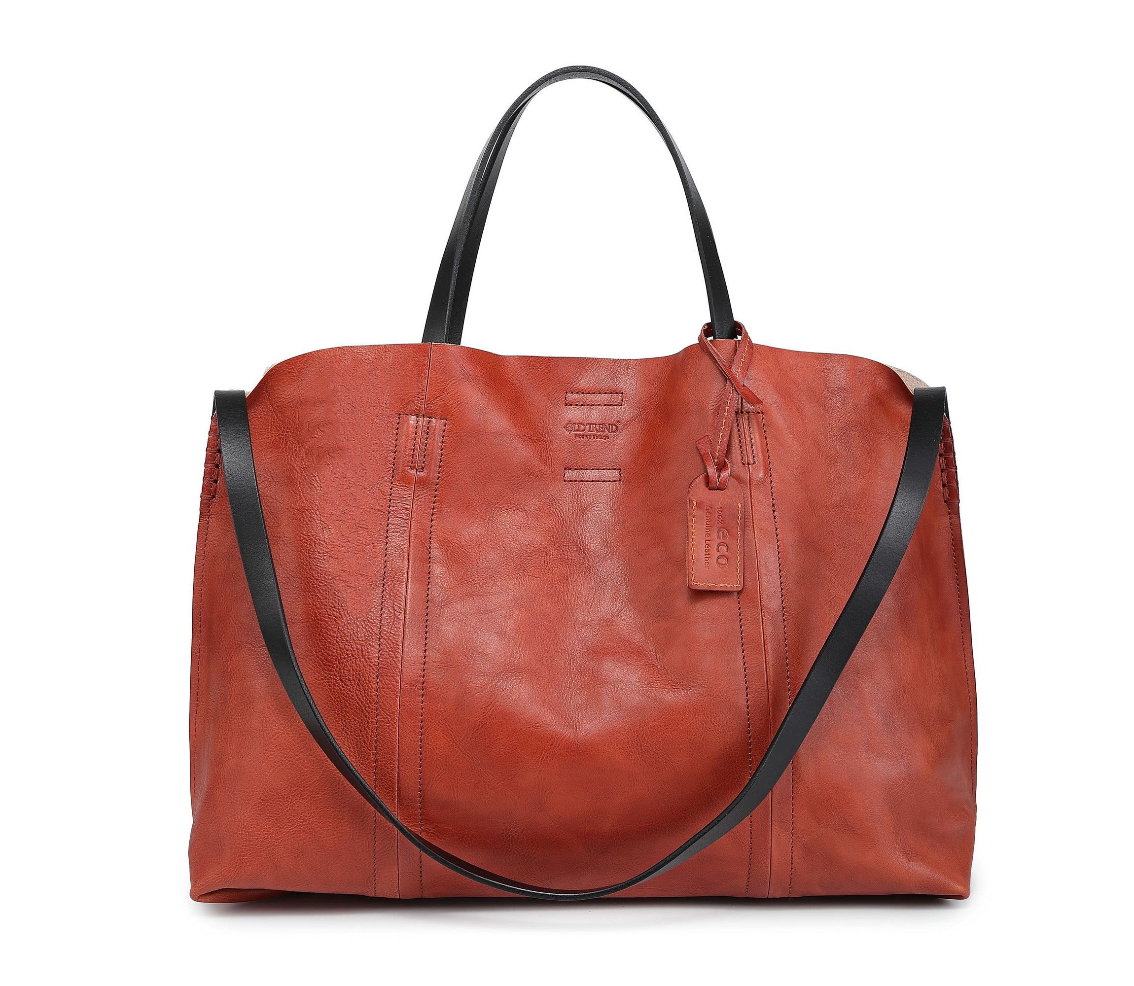 Forest Island Leather Tote
