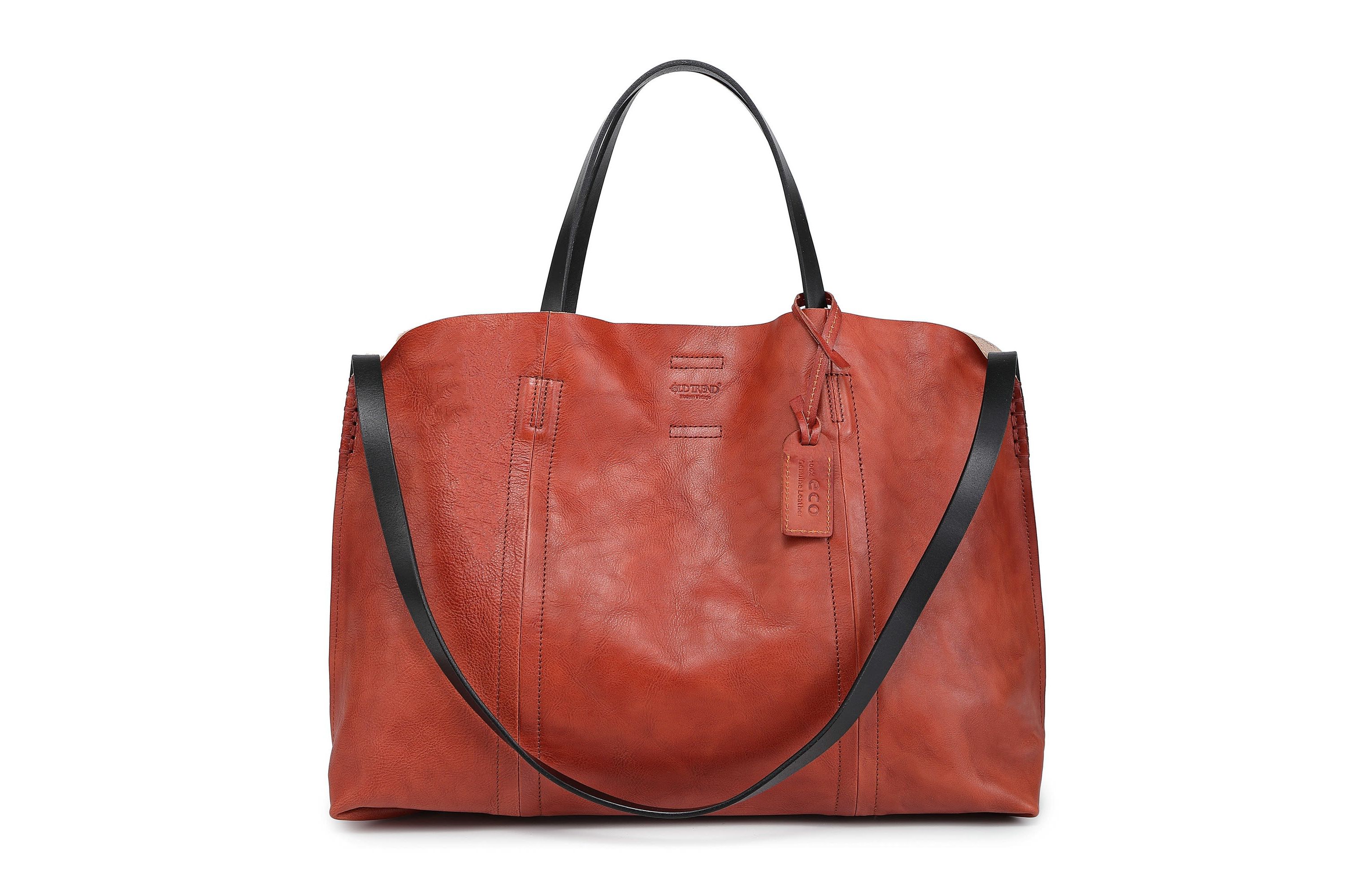 Forest Island Leather Tote