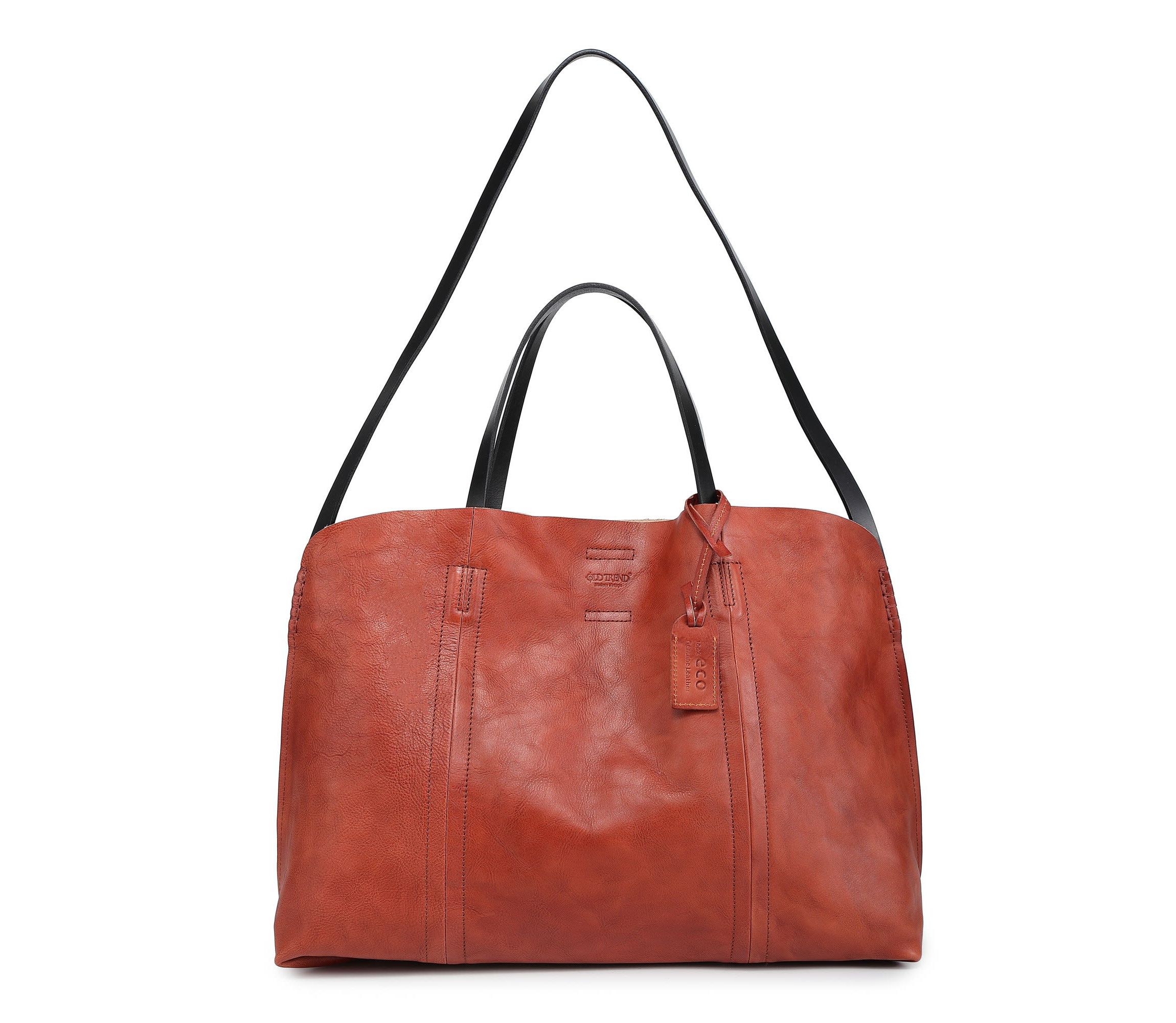 Forest Island Leather Tote