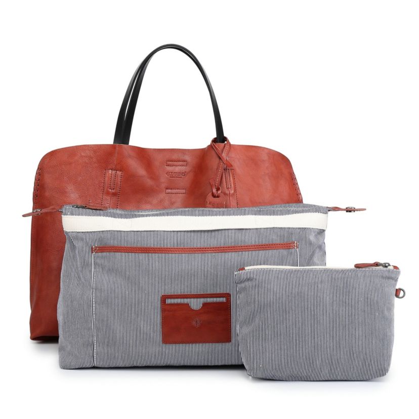 Forest Island Leather Tote