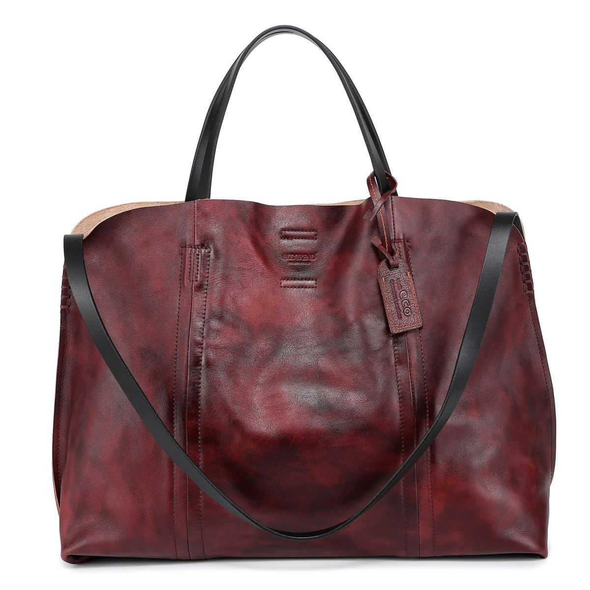 Forest Island Leather Tote