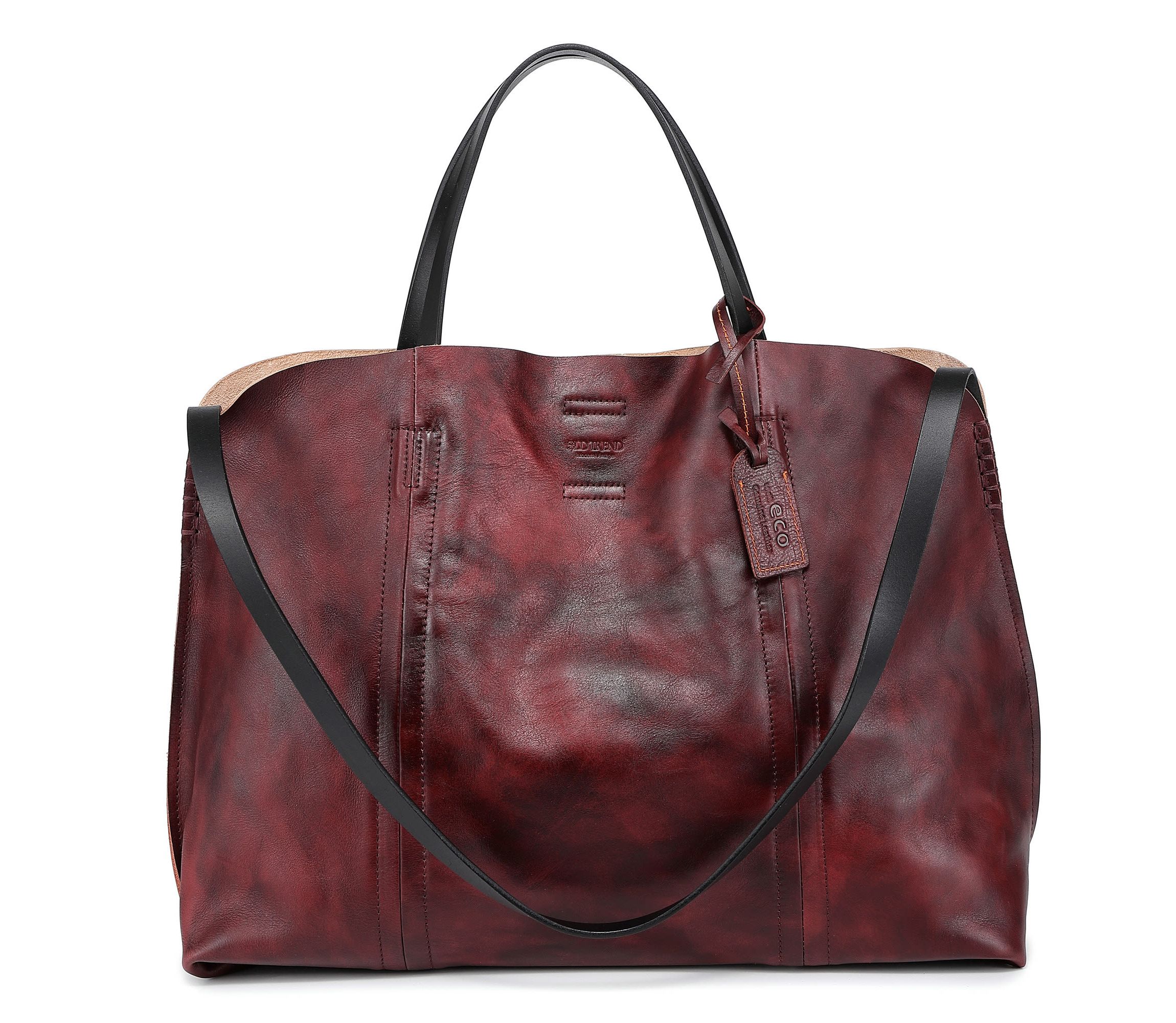 Forest Island Leather Tote