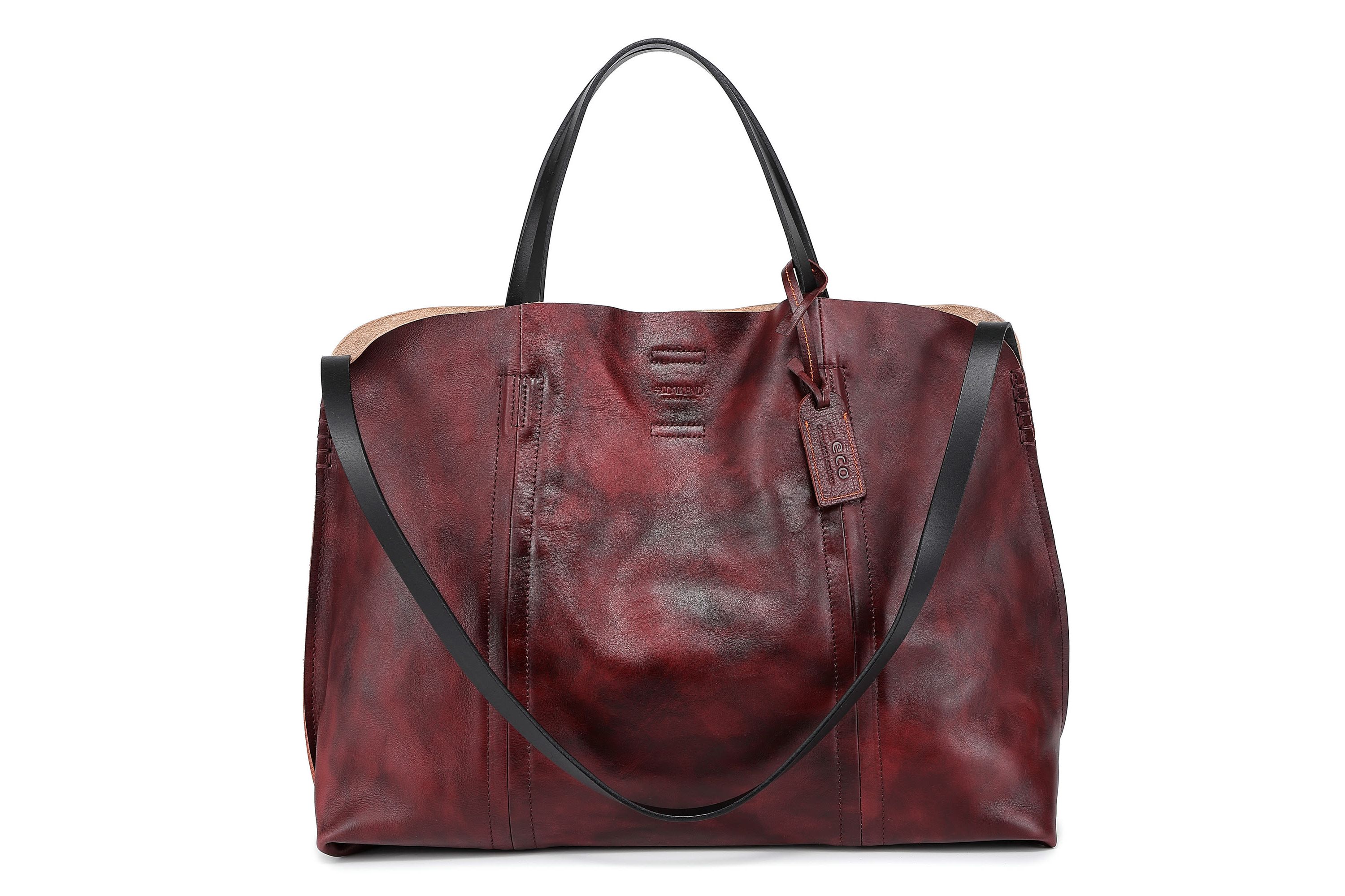 Forest Island Leather Tote