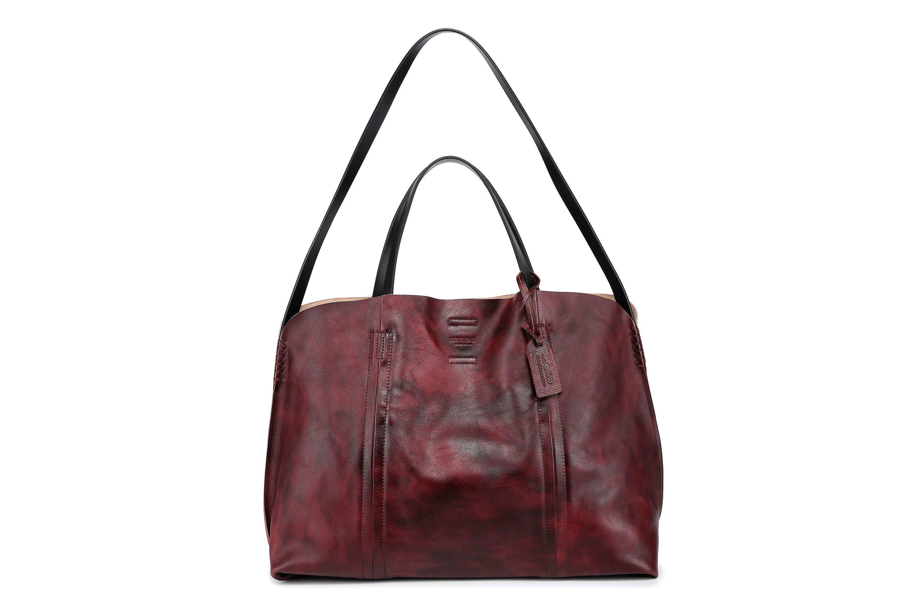 Forest Island Leather Tote