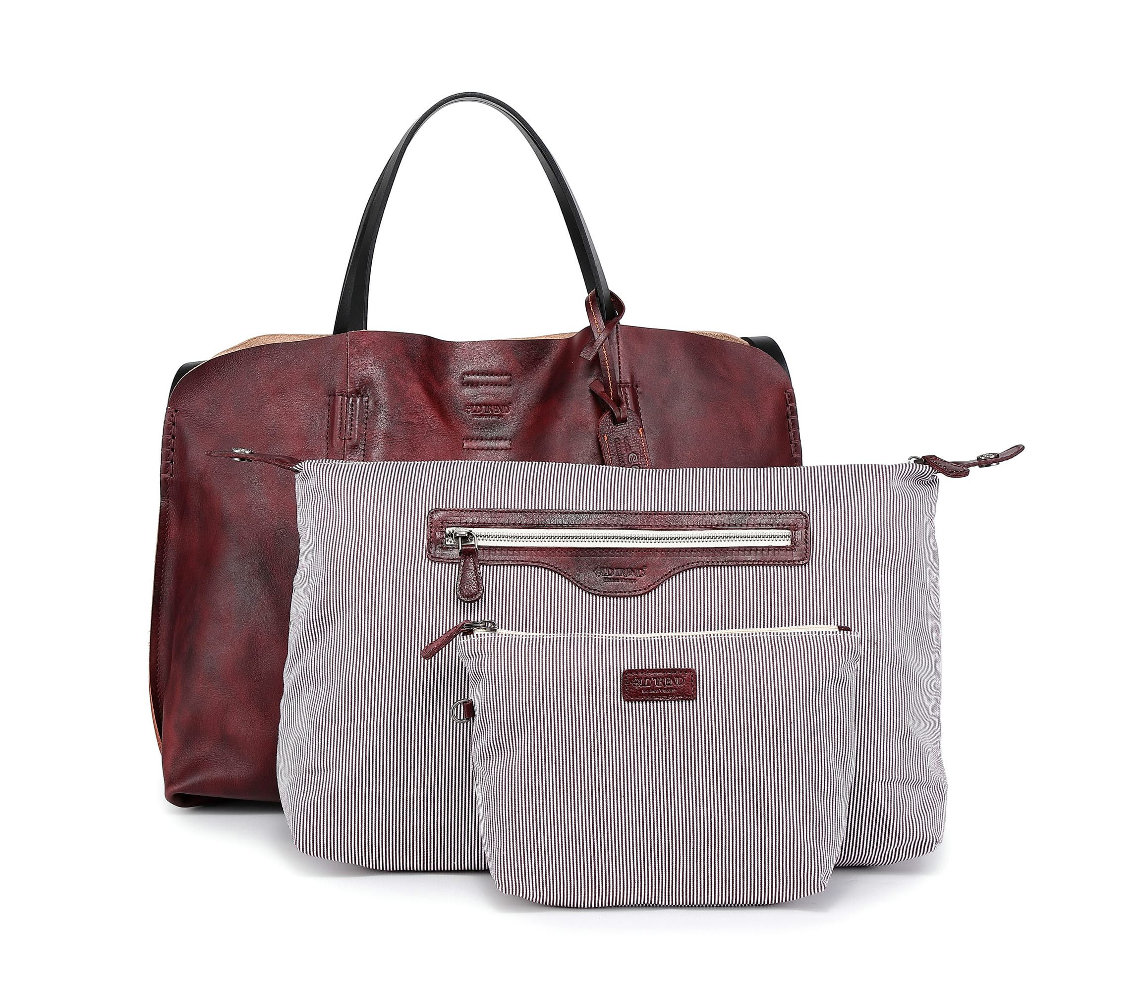 Forest Island Leather Tote