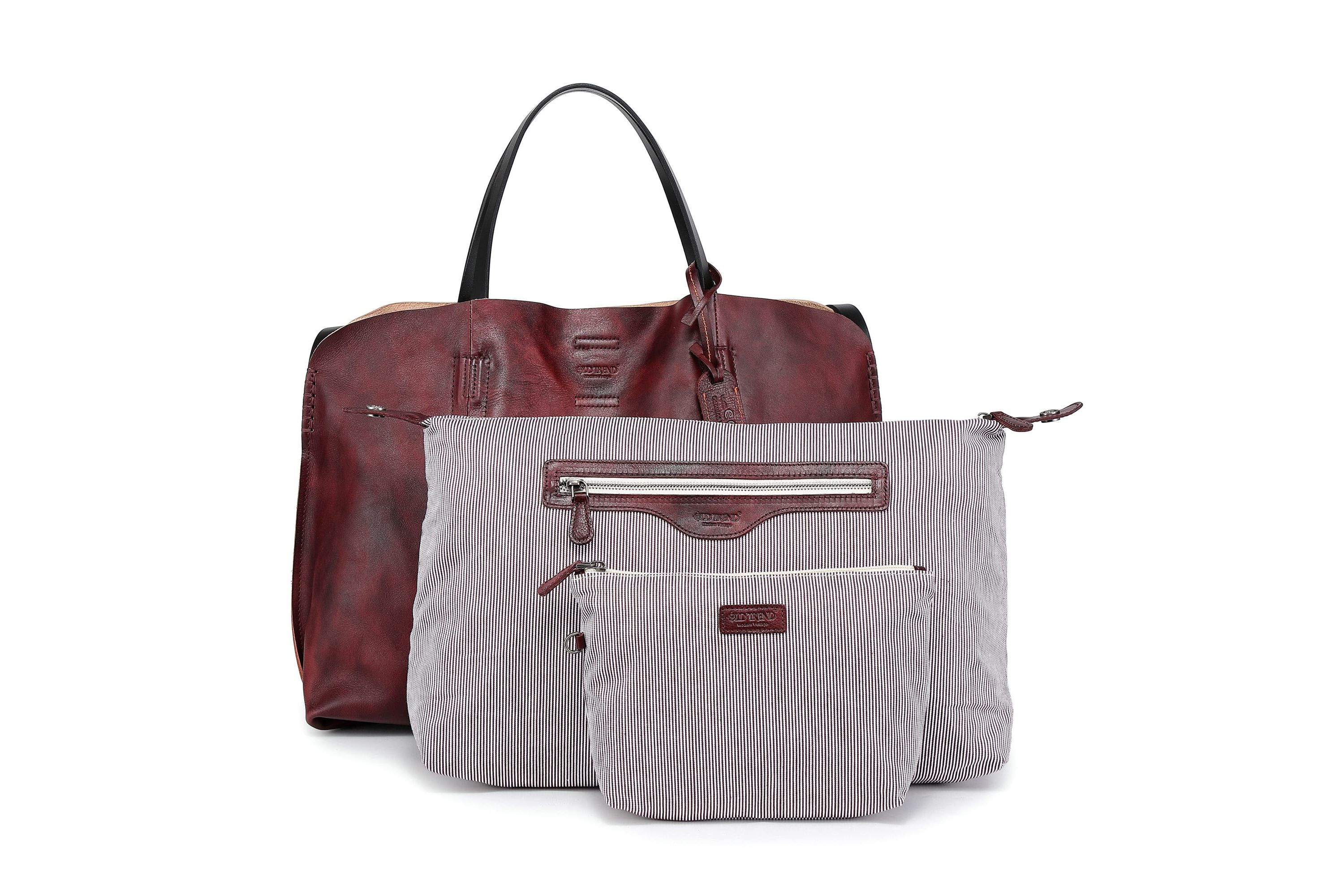 Forest Island Leather Tote