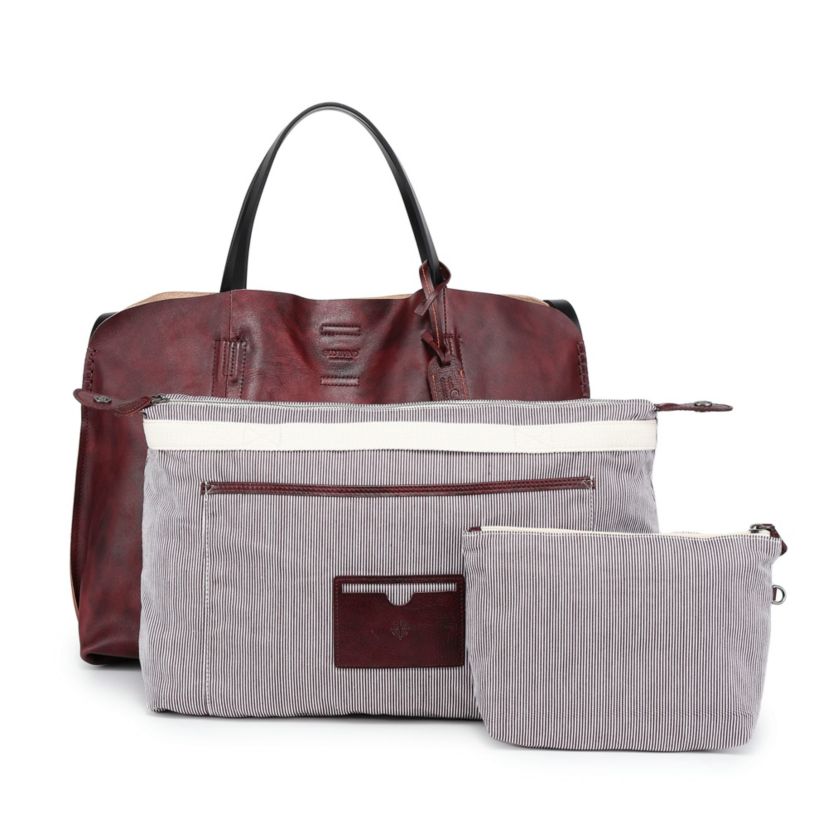 Forest Island Leather Tote