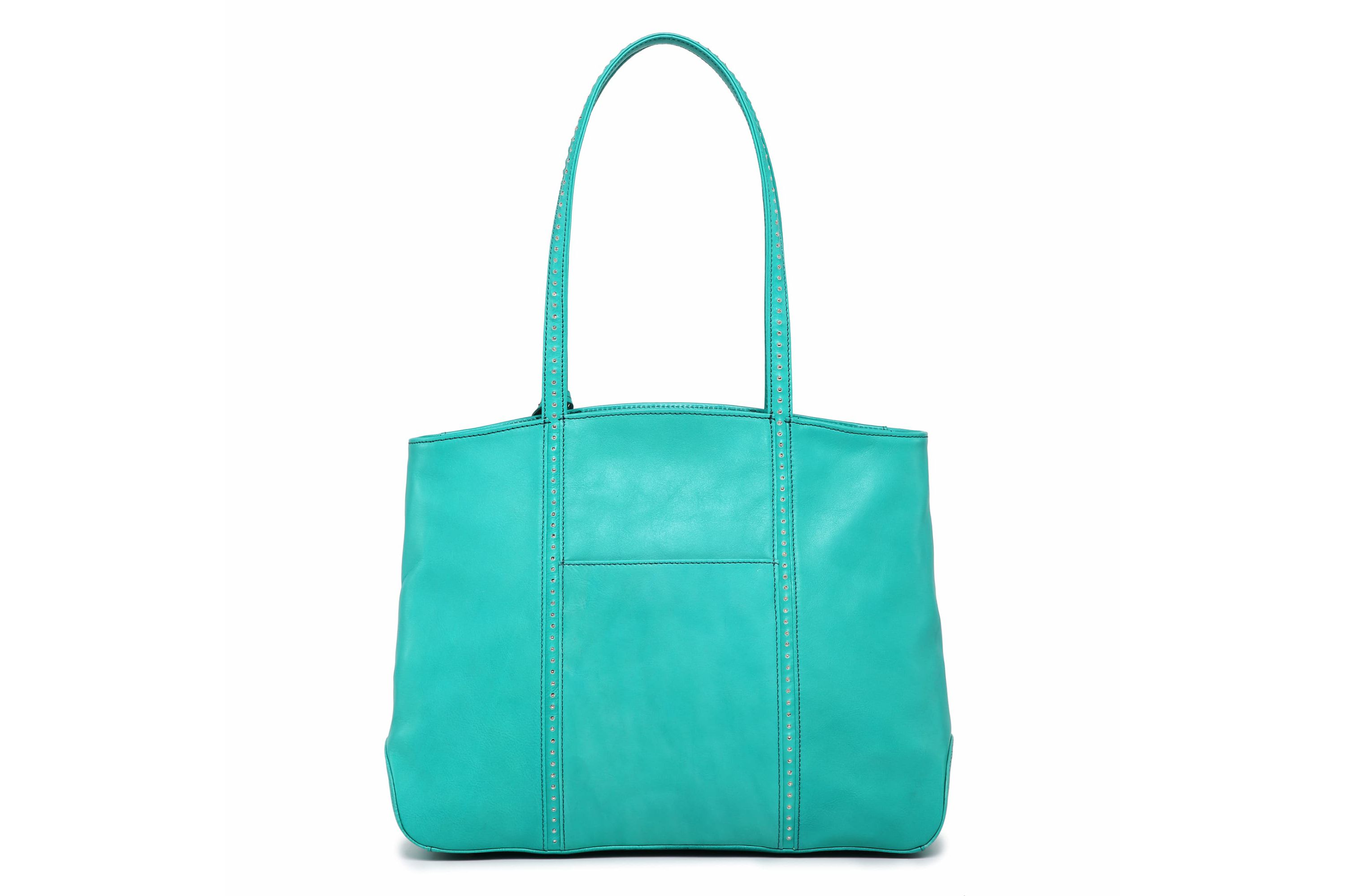 Dancing Bamboo Leather Tote