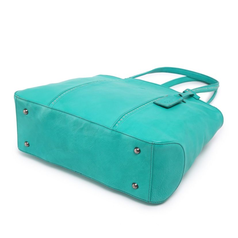 Dancing Bamboo Leather Tote