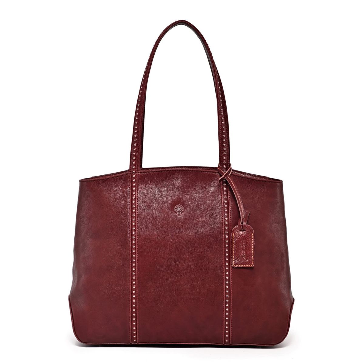 Dancing Bamboo Leather Tote
