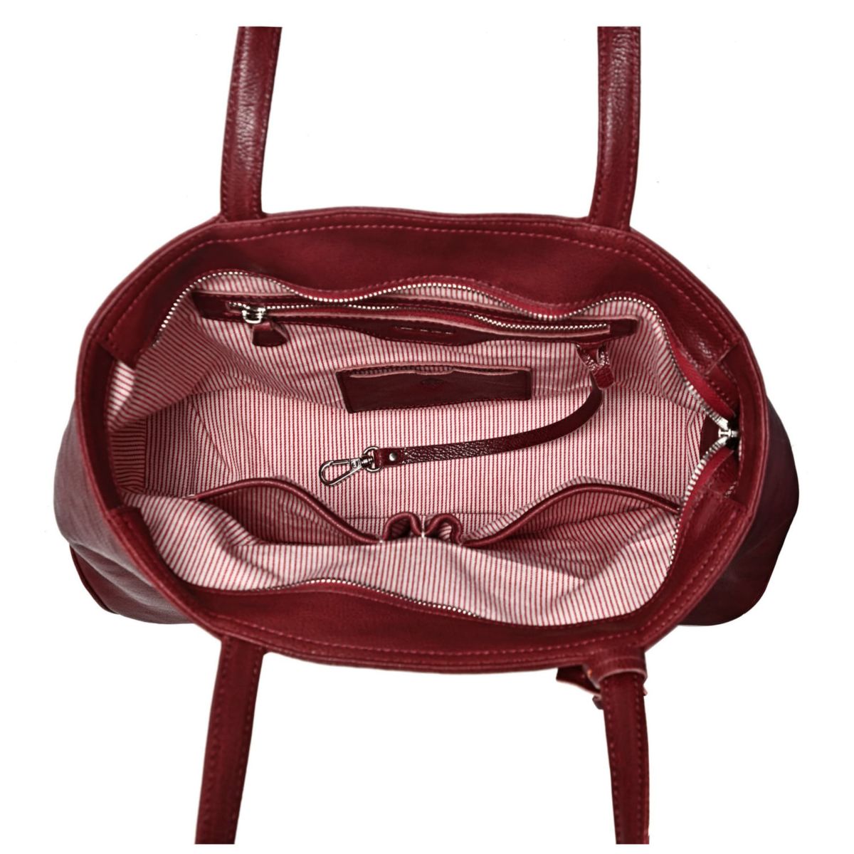 Dancing Bamboo Leather Tote