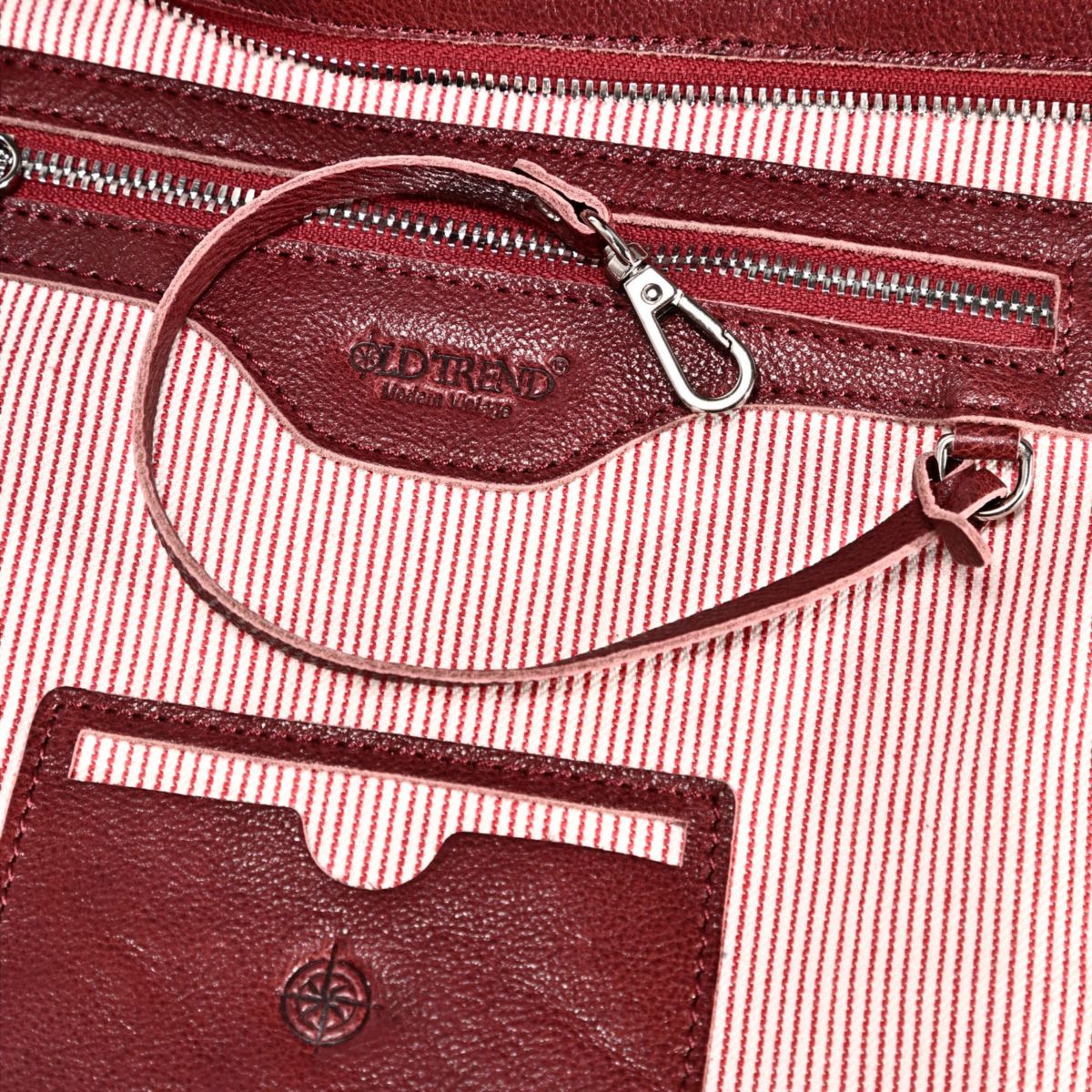 Dancing Bamboo Leather Tote