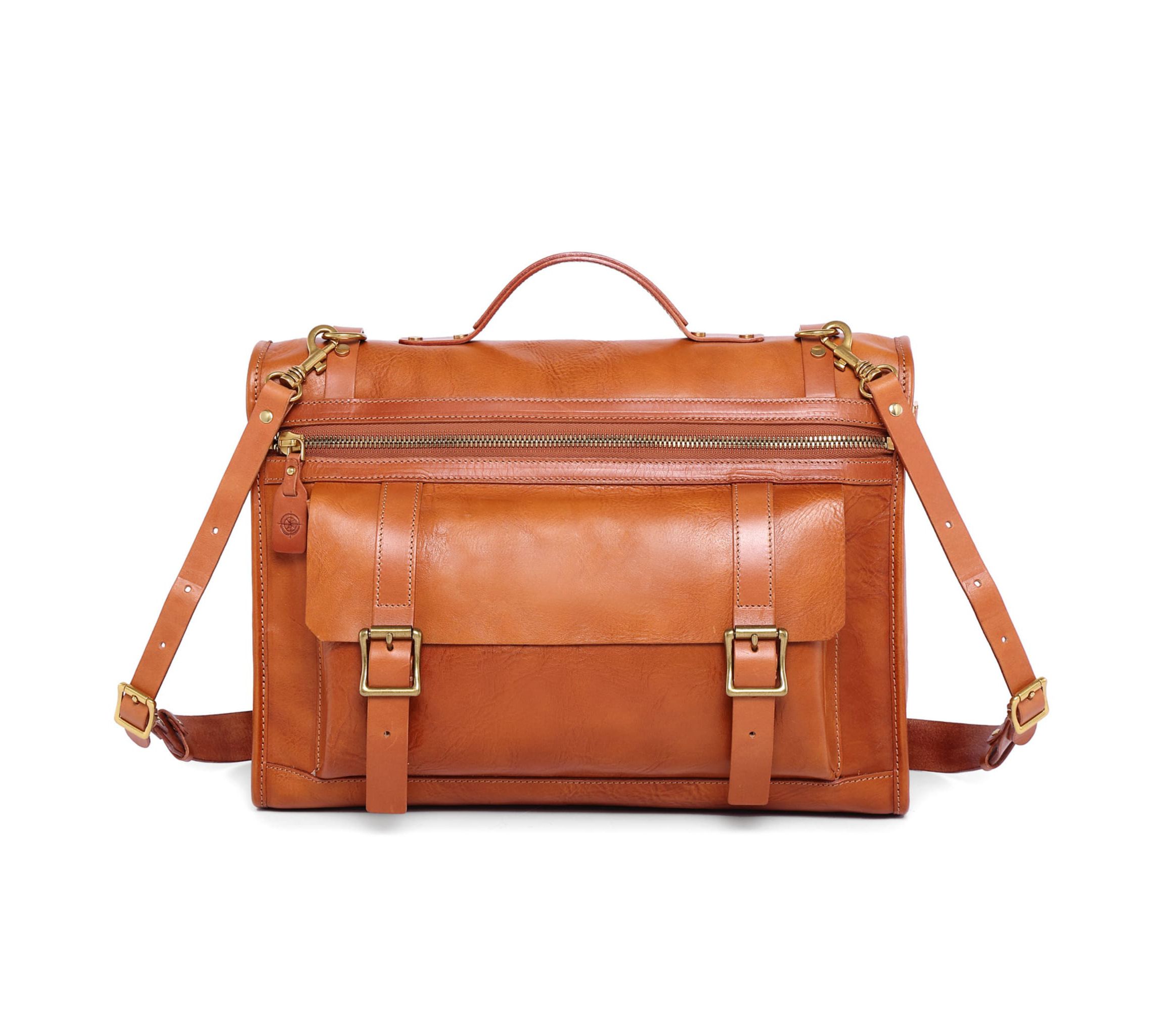 Stone Cove Leather Briefcase
