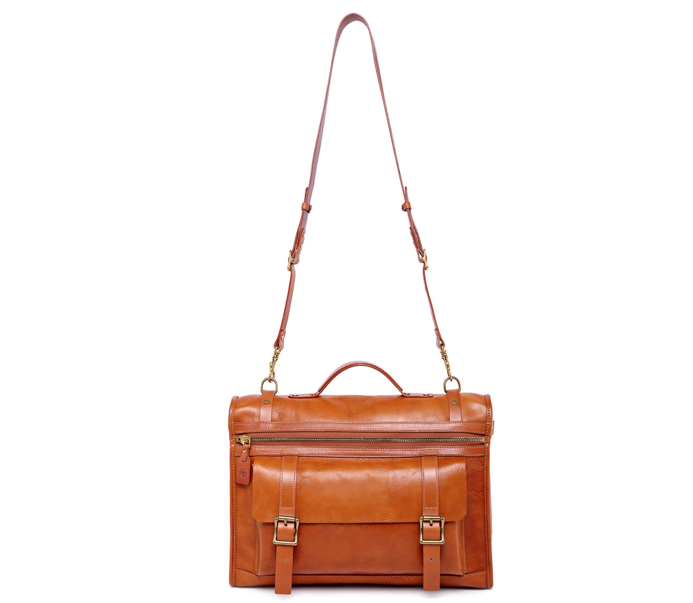 Stone Cove Leather Briefcase