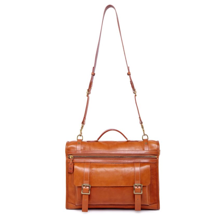 Stone Cove Leather Briefcase