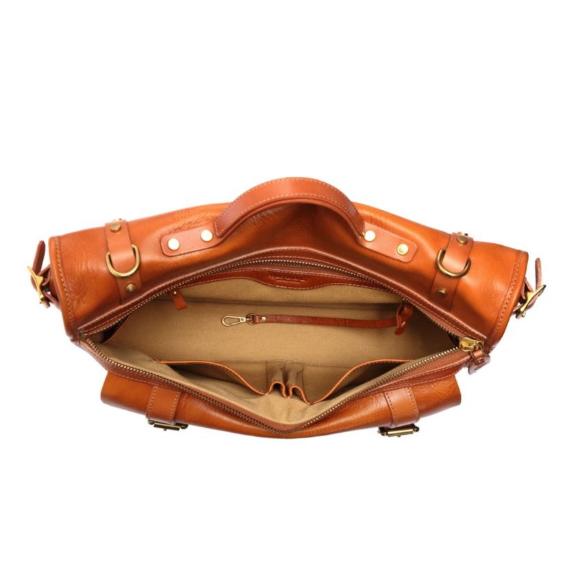 Stone Cove Leather Briefcase