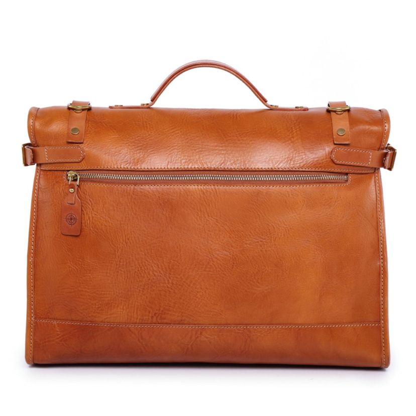 Stone Cove Leather Briefcase