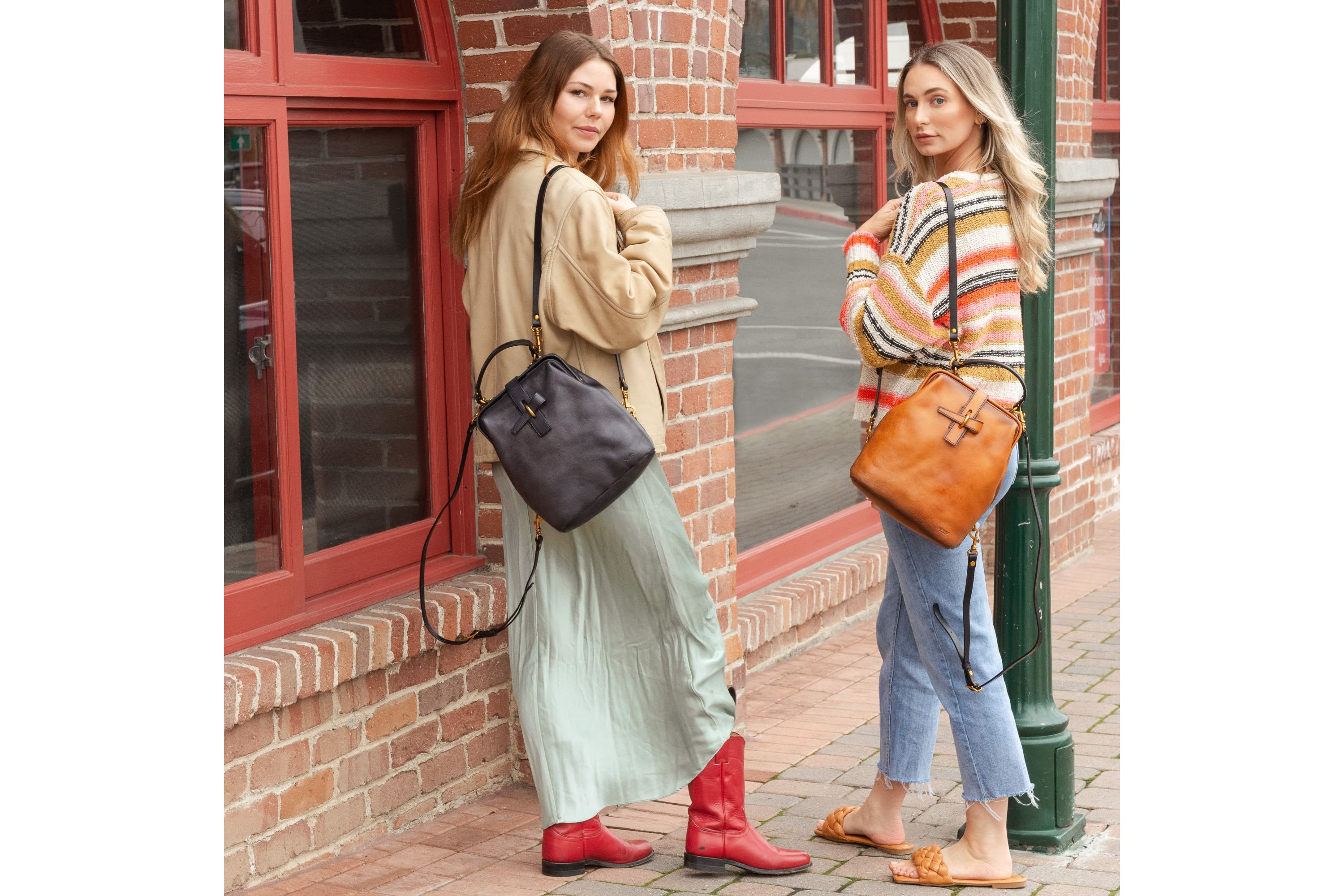 Pamela Leather Backpack