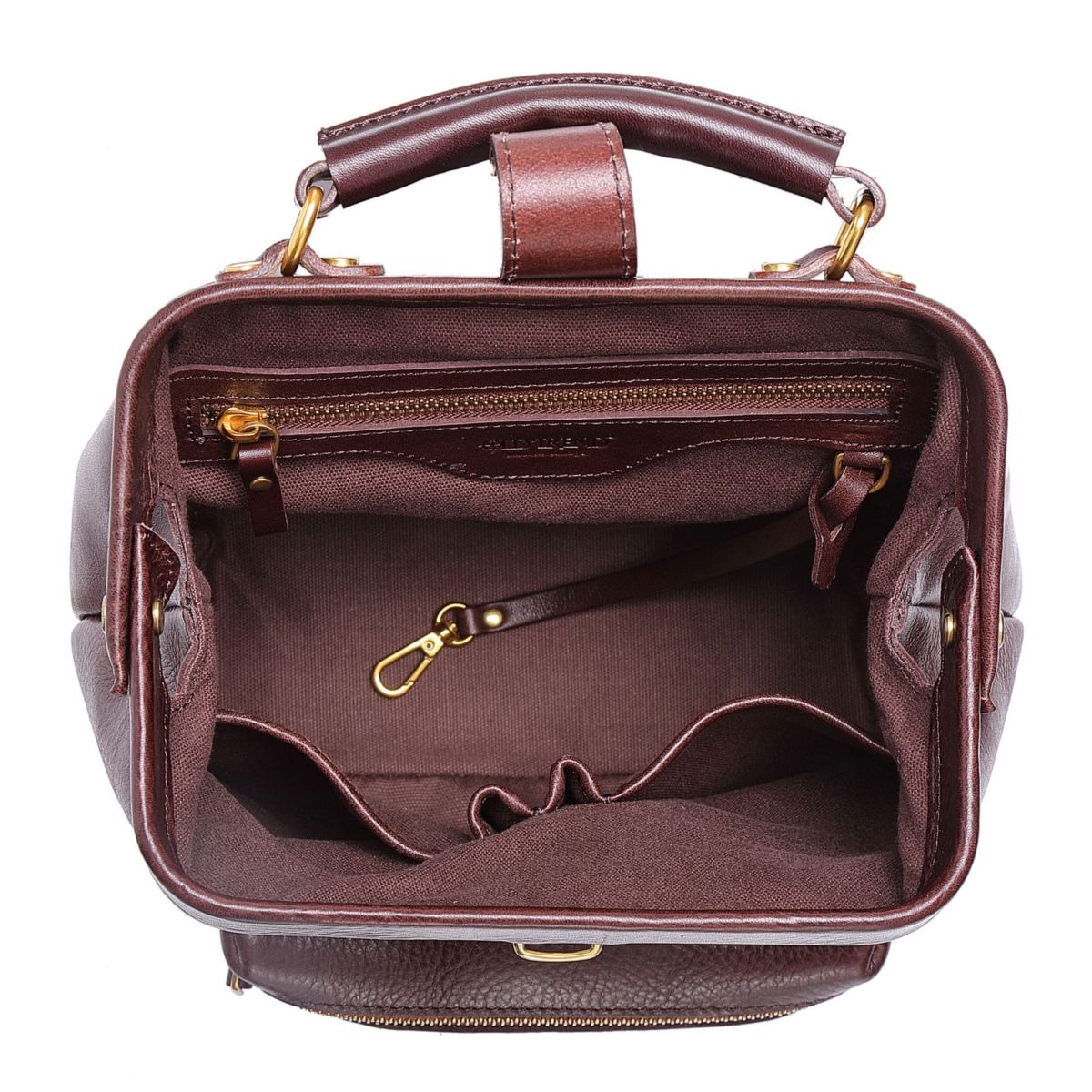 Doctor Convertible Leather Backpack