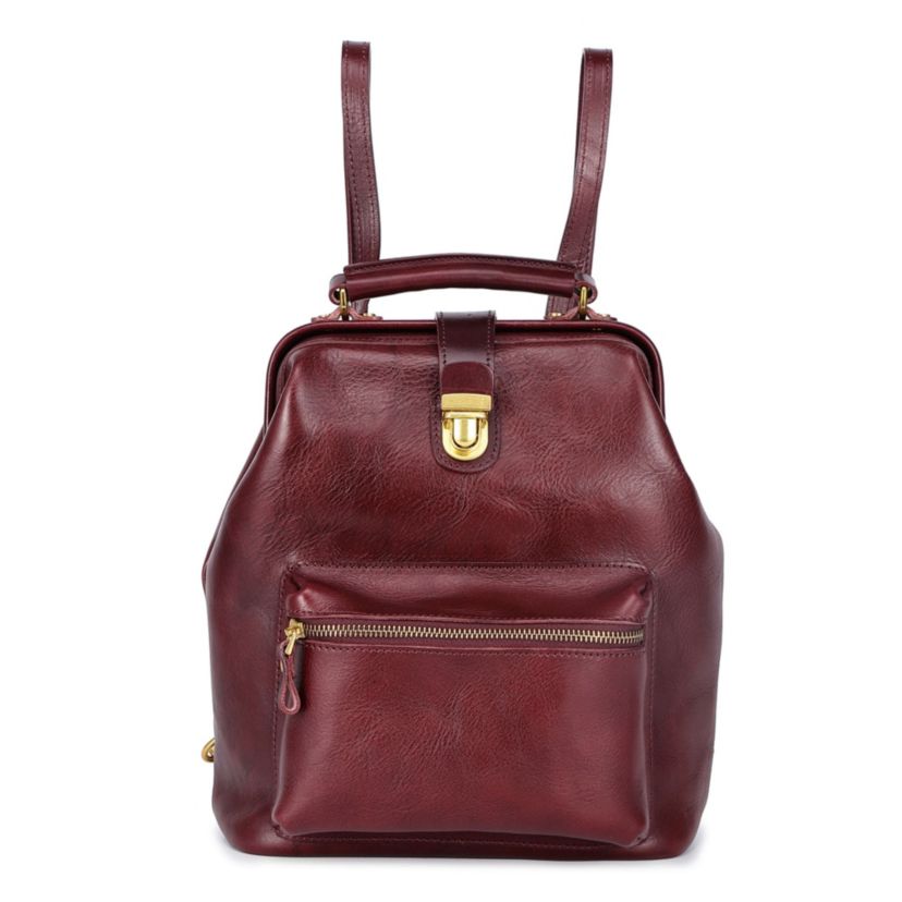 Doctor Convertible Leather Backpack