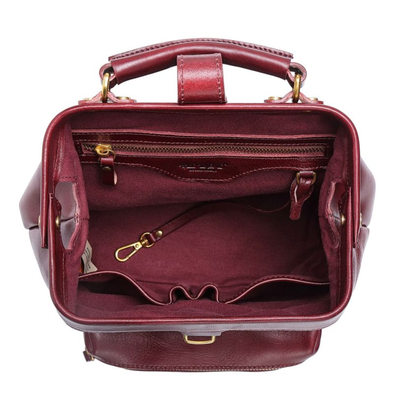 Doctor Convertible Leather Backpack