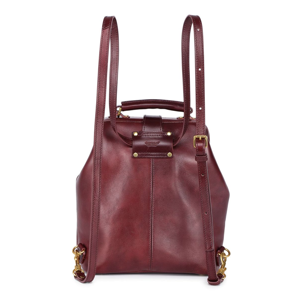Doctor Convertible Leather Backpack