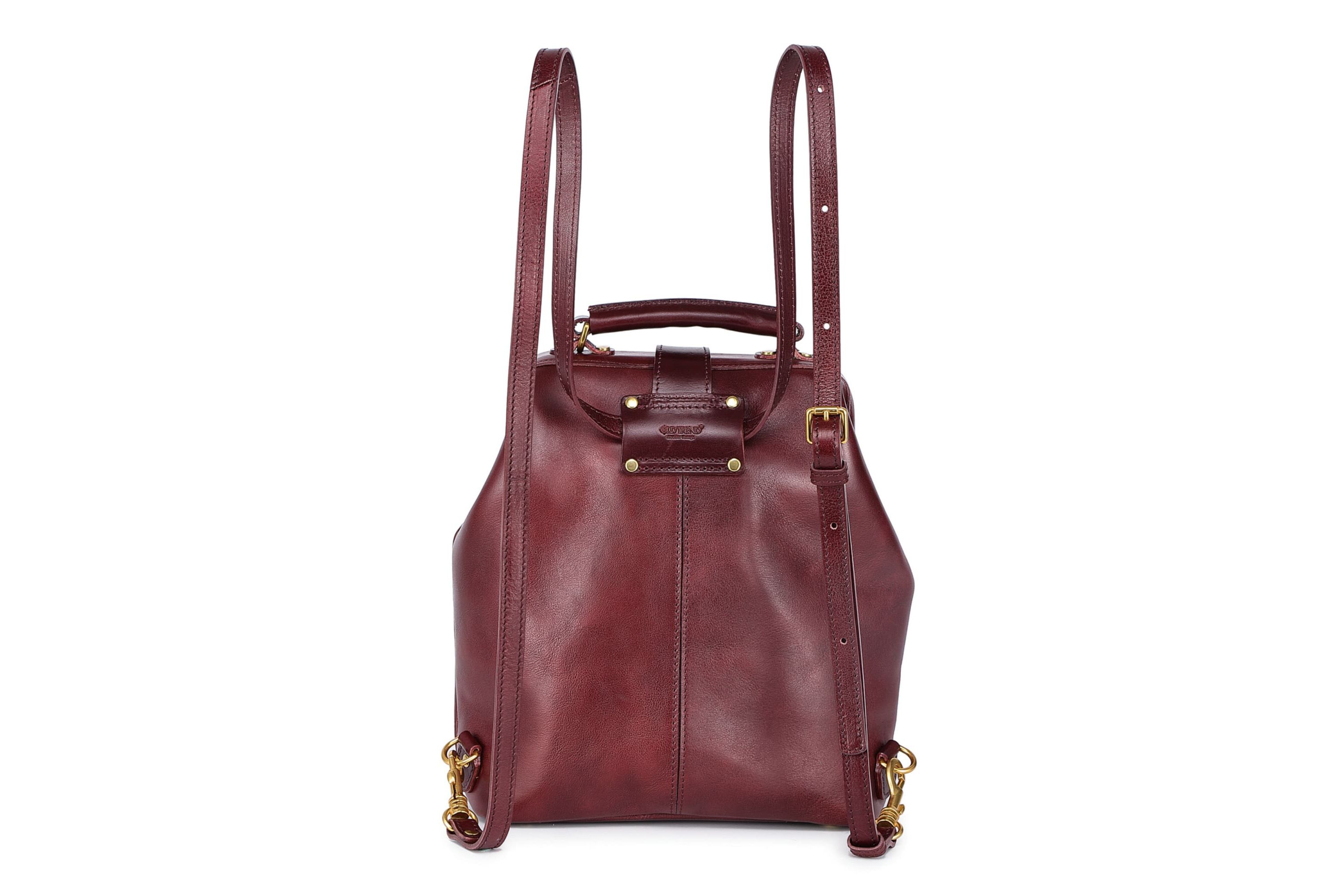 Doctor Convertible Leather Backpack