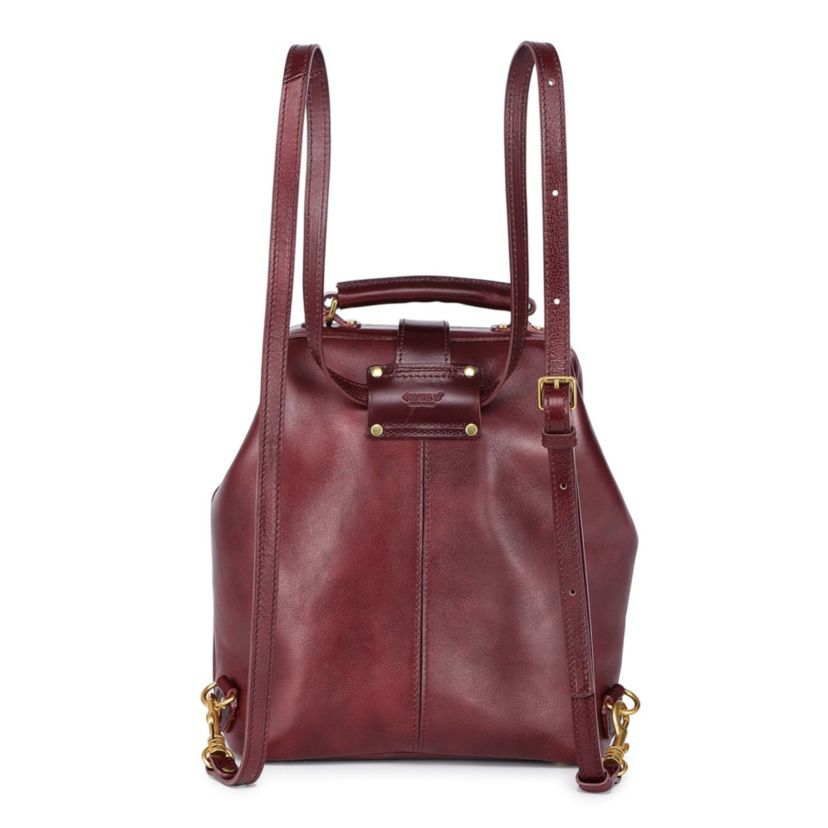 Doctor Convertible Leather Backpack