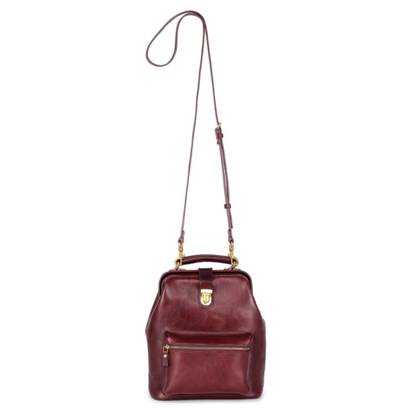 Doctor Convertible Leather Backpack