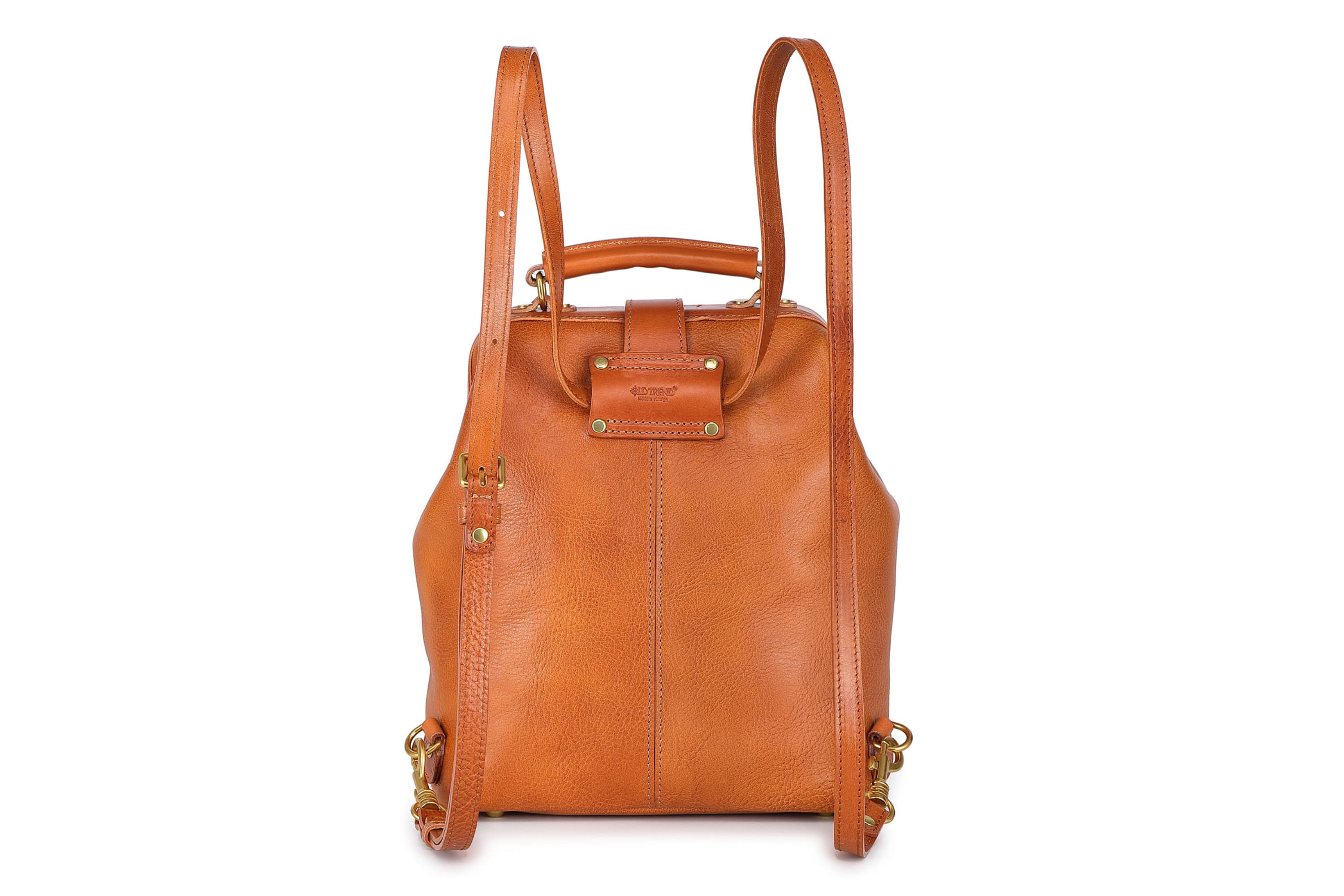 Doctor Convertible Leather Backpack