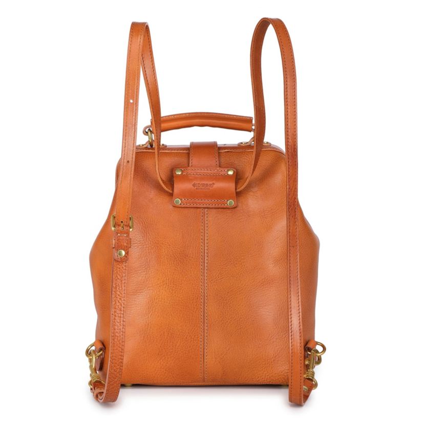 Doctor Convertible Leather Backpack