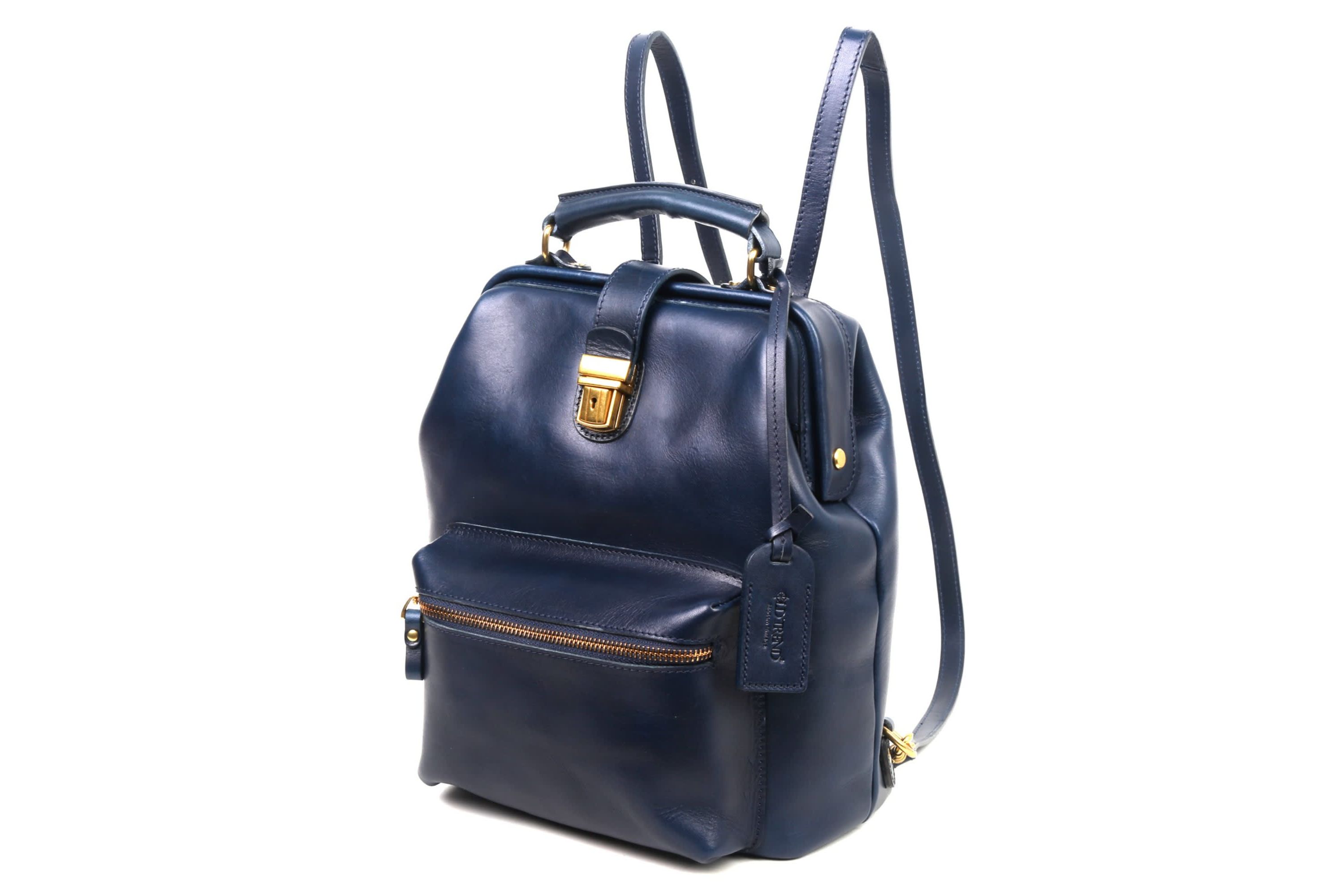 Doctor Convertible Leather Backpack