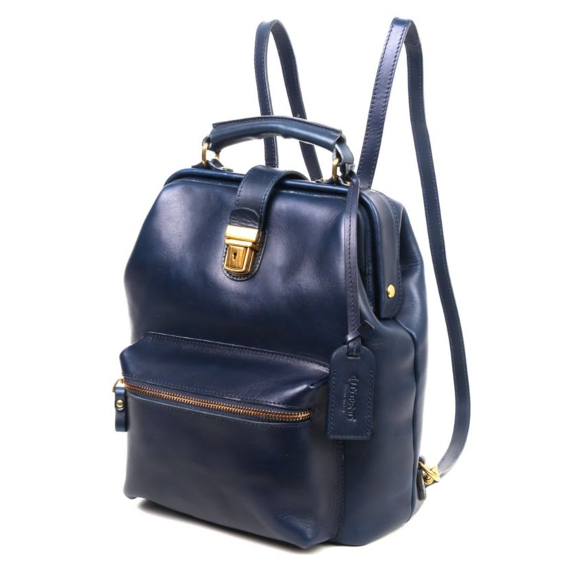 Doctor Convertible Leather Backpack