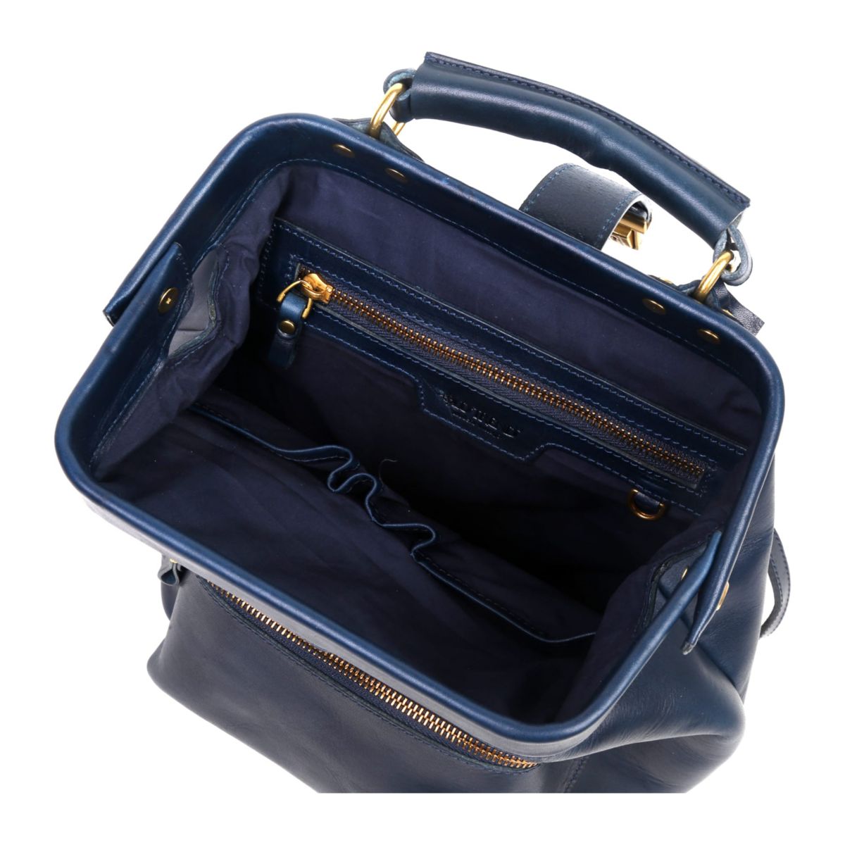 Doctor Convertible Leather Backpack