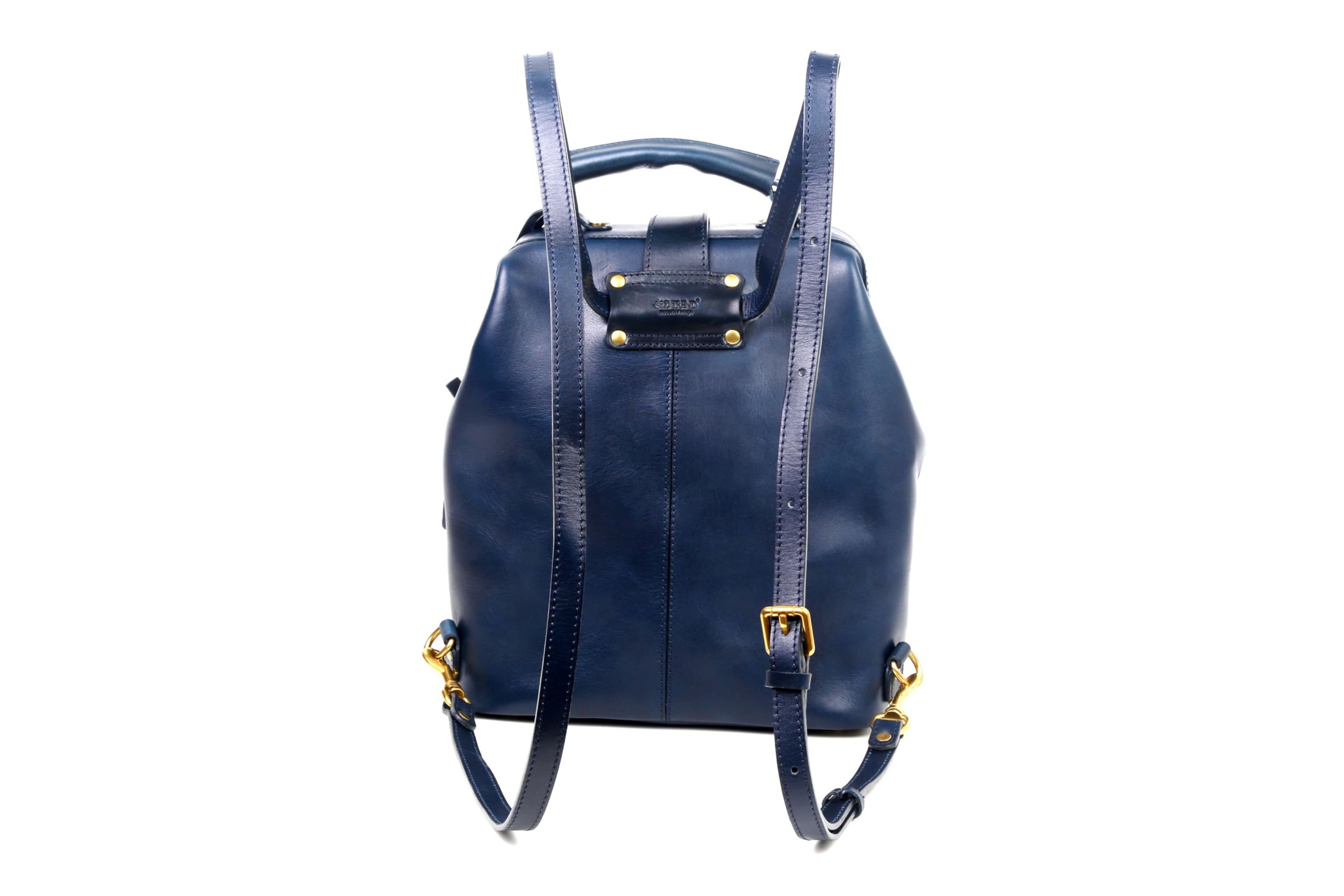 Doctor Convertible Leather Backpack