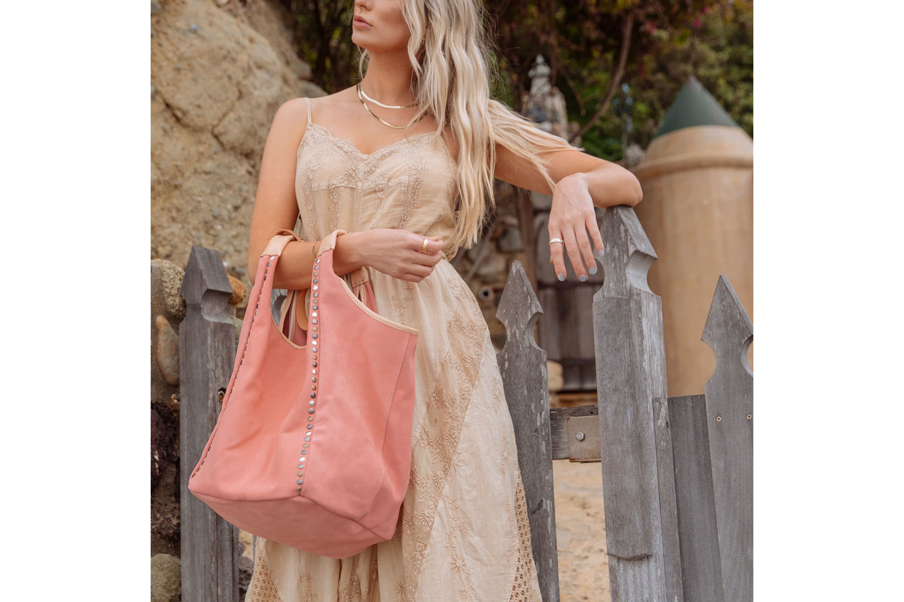 Rose Valley Suede Hobo