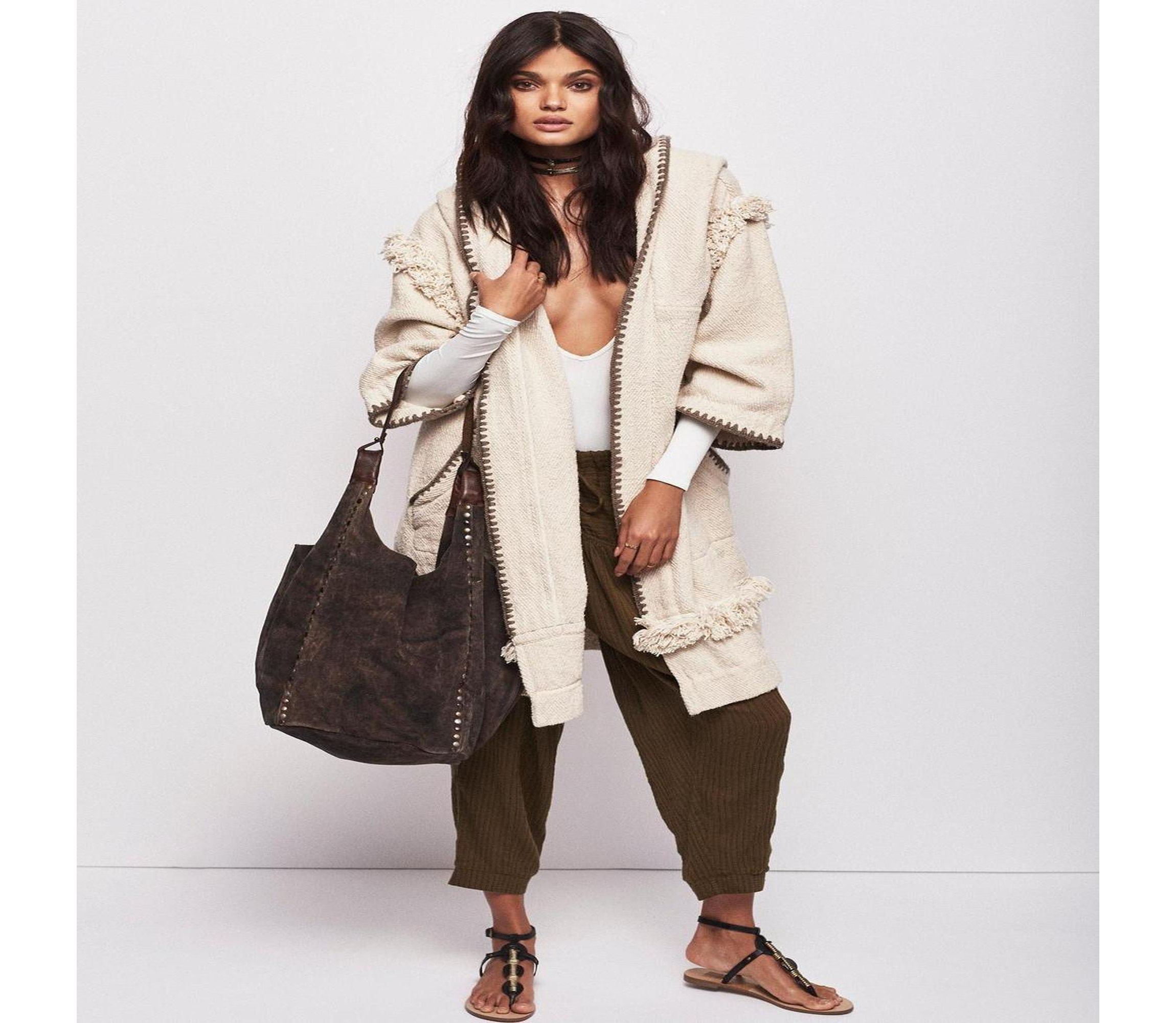 Rose Valley Suede Hobo